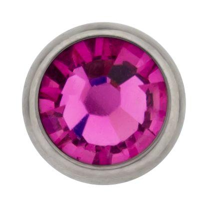 Body Jewelry Parts 14g Titanium Gem Disc - 1 Piece #SPLT -Rebel Bod-RebelBod