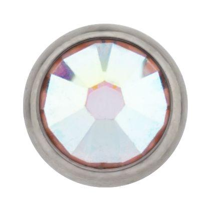 Body Jewelry Parts 14g Titanium Gem Disc - 1 Piece #SPLT# -Rebel Bod-RebelBod
