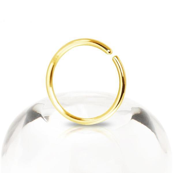 SEAMLESS RING 14Kt Yellow Gold Seamless Ring - 1 Piece -Rebel Bod-RebelBod