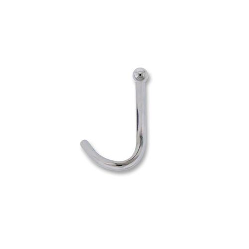 Nose Ring - Nose Screw 16g, 18g & 20g Steel Nose Screw With Ball - 1 Piece #SPLT -Rebel Bod-RebelBod