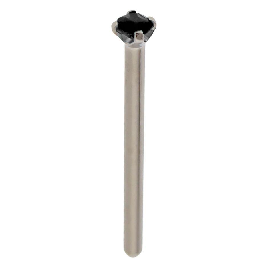 Nose Ring - Nose Pin 16g, 18g & 20g Steel Prong SWAROVSKI Gem Nose Pin - 1 Piece #SPLT#6 -Rebel Bod-RebelBod