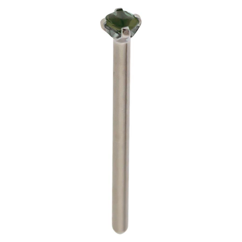 Nose Ring - Nose Pin 16g, 18g & 20g Steel Prong SWAROVSKI Gem Nose Pin - 1 Piece #SPLT#6 -Rebel Bod-RebelBod