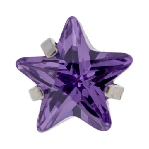 16g/18g Star Gem Prong Set Replacements - 1 Piece #SPLT -Rebel Bod-RebelBod