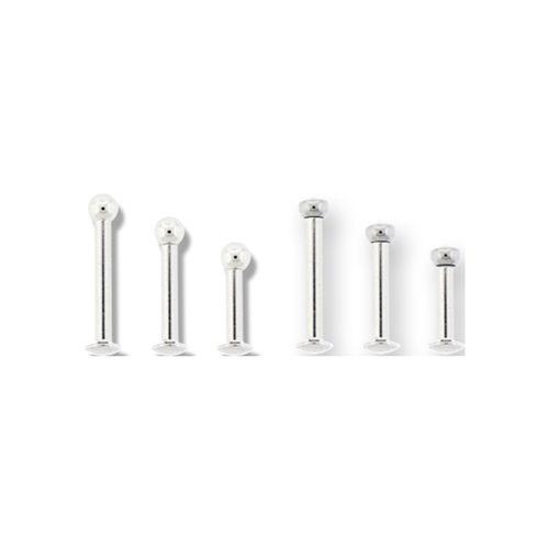 Labret Studs 16g &amp; 18g Steel Helix Labret W/ Plain Ball - 1 Piece #SPLT#6 -Rebel Bod-RebelBod