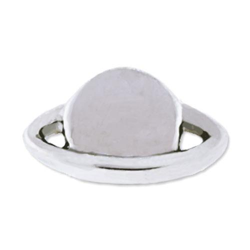 Body Jewelry Parts 16g/18g Steel Internally Threaded Planet Replacement Head - 1 Piece -Rebel Bod-RebelBod