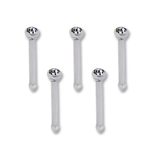 Nose Ring - Nose Studs 16g & 18g Steel Nose Bone Assortments - 1 Pack -Rebel Bod-RebelBod