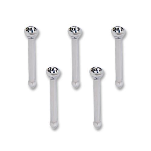 Nose Ring - Nose Studs 16g & 18g Steel Nose Bone Assortments - 1 Pack -Rebel Bod-RebelBod