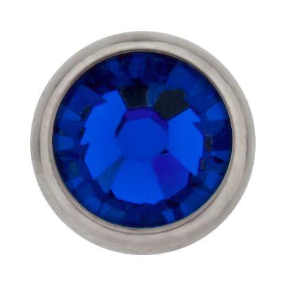 Body Jewelry Parts 16g/18g Titanium Gem Disc - 1 Piece #SPLT#6 -Rebel Bod-RebelBod