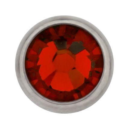 Body Jewelry Parts 16g/18g Titanium Gem Disc - 1 Piece #SPLT#6 -Rebel Bod-RebelBod