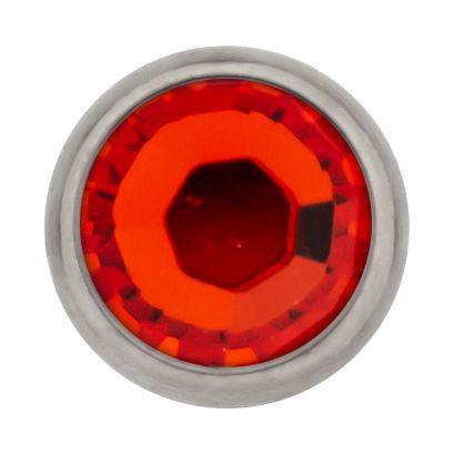 Body Jewelry Parts 16g/18g Titanium Gem Disc - 1 Piece #SPLT#6 -Rebel Bod-RebelBod