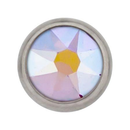 Body Jewelry Parts 16g/18g Titanium Gem Disc - 1 Piece #SPLT#6 -Rebel Bod-RebelBod