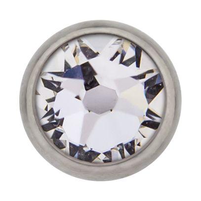 Body Jewelry Parts 16g/18g Titanium Gem Disc - 1 Piece #SPLT#6 -Rebel Bod-RebelBod