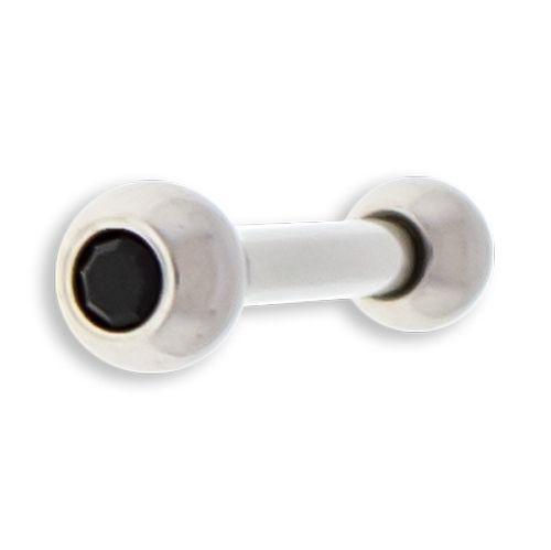 Cartilage Earring - Cartilage Barbell 16g Externally Threaded Barbell W/ Gems  - 1 Piece #SPLT#6 -Rebel Bod-RebelBod