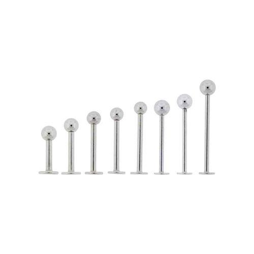 16g Externally Threaded Labrets w/ 4mm Back 1 Piece SPLT6 Rebel Bod