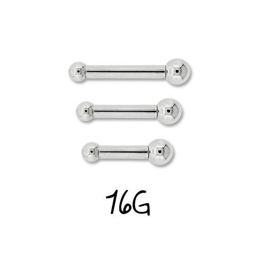 STRAIGHT BARBELL 16g Internally Threaded Helix or Tragus Barbells - 1 Piece #SPLT -Rebel Bod-RebelBod