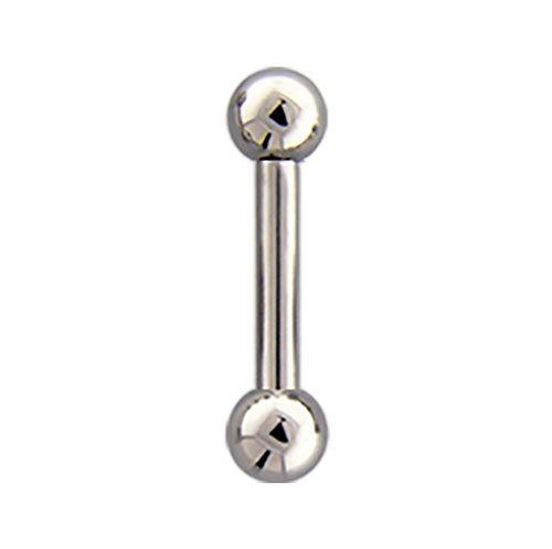 STRAIGHT BARBELL 16g Internally Threaded Steel Barbells - 1 Piece #SPLT -Rebel Bod-RebelBod