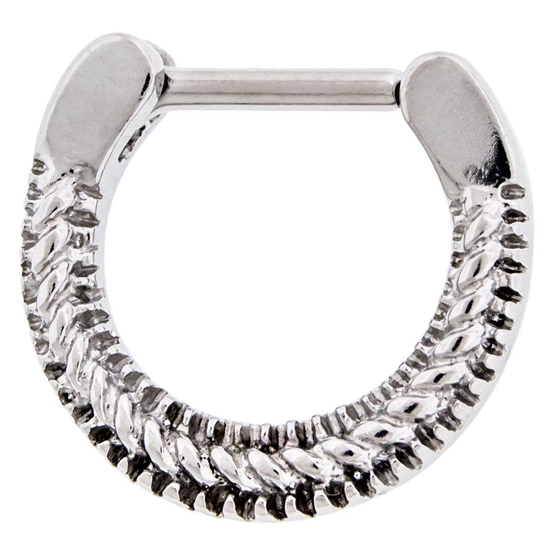 SEAMLESS CLICKER 16g Rope Septum Clicker - 1 Piece -Rebel Bod-RebelBod