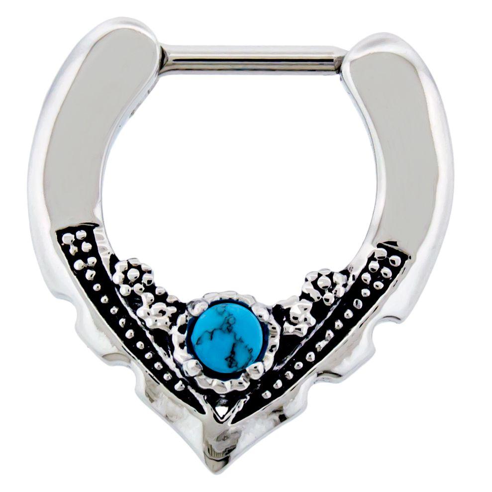 SEAMLESS CLICKER 16g Vintage Septum Clicker - 1 Piece -Rebel Bod-RebelBod