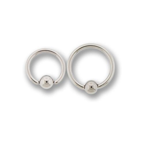 18G Titanium Captive Bead Ring - 1 Piece