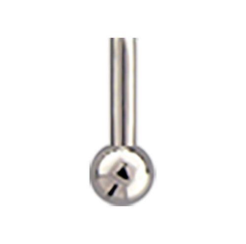 STRAIGHT BARBELL 18g Titanium Straight Barbell With One Fixed Ball - 1 Piece -Rebel Bod-RebelBod
