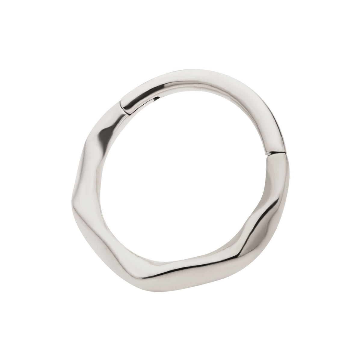 SEAMLESS CLICKER 18g Wavy Hoop Hinged Segment Clicker -Rebel Bod-RebelBod