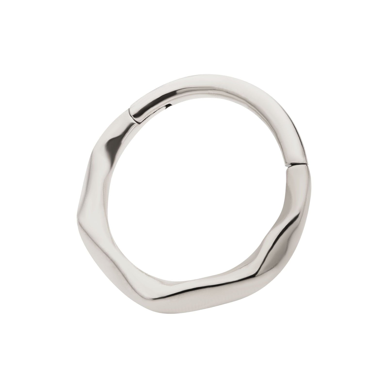 SEAMLESS CLICKER 18g Wavy Hoop Hinged Segment Clicker -Rebel Bod-RebelBod