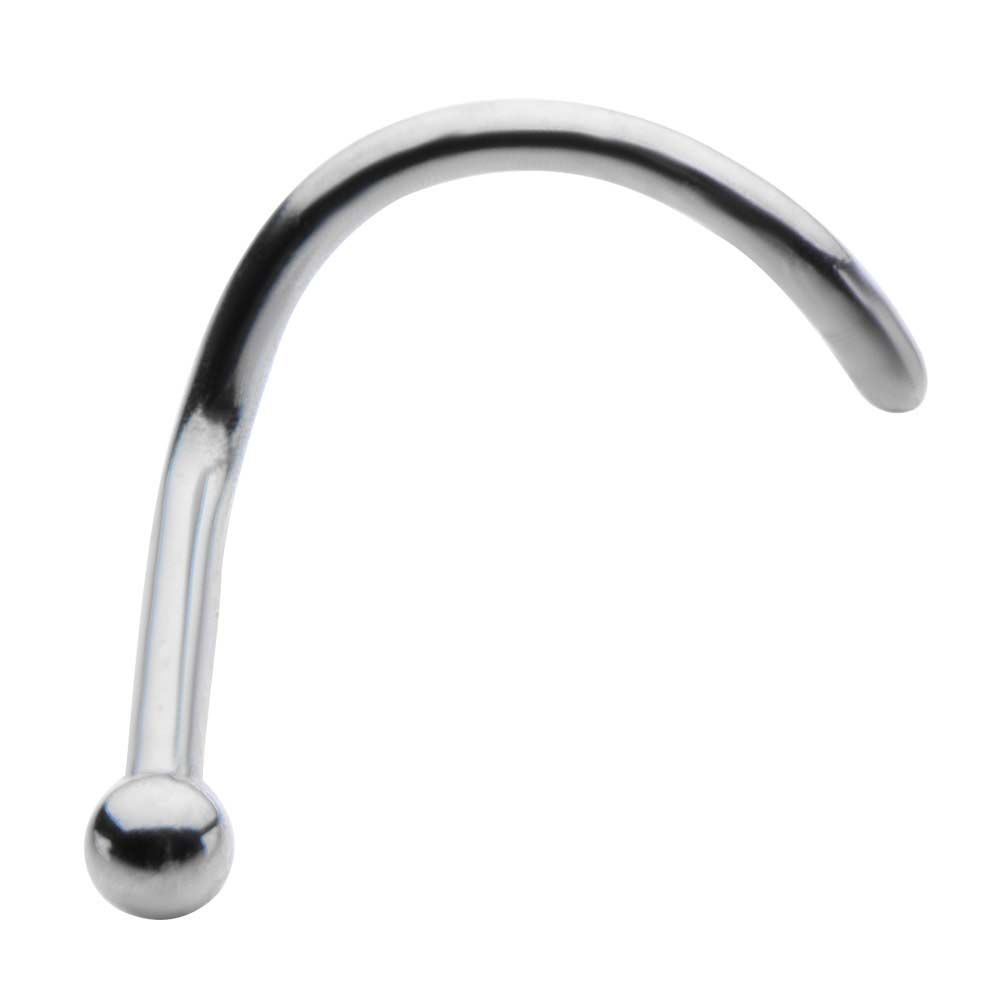 Nose Ring - Nose Screw 20g 6mm High Polish nose screw 15mm Ball -Rebel Bod-RebelBod