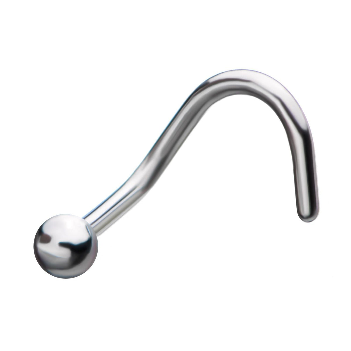 Nose Ring - Nose Screw 20g a 25mm Dome Top Nose Screw -Rebel Bod-RebelBod