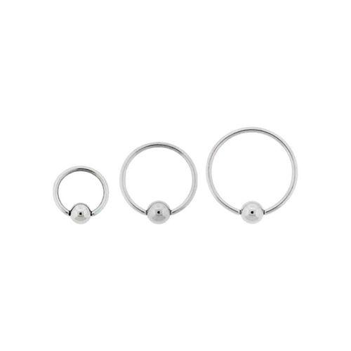 20g Steel Captive Bead Rings - 1 Piece #SPLT -Rebel Bod-RebelBod