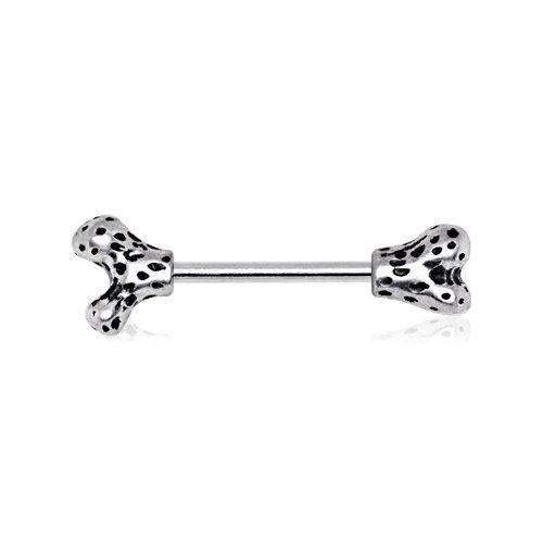 Doggy Bone Nipple Barbell - 1 Piece