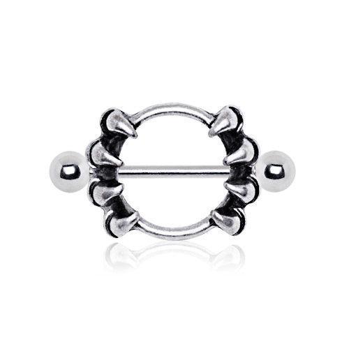 Gothic Claw Nipple Shield Jewelry Nipple Piercing Jewelry - 1 Piece - Rebel Bod Gothic Claw Nipple Shield Jewelry Nipple Piercing Jewelry - 1 Piece - Rebel Bod