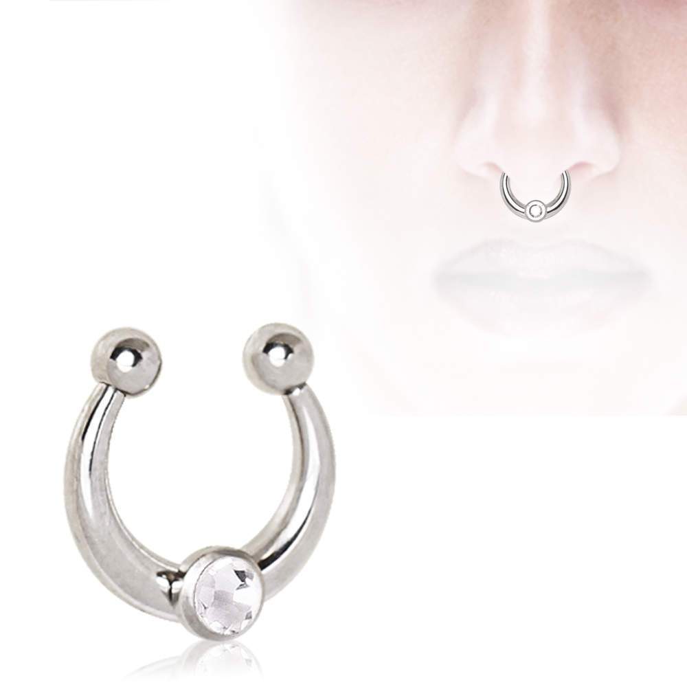 Titanium Nose Ring For Women Delicate Fake Septum Hoop With Silver/Gold  Plating, Medical Grade, Punk Street Style Jewelry Gift From Pooryunsa66,  $24.13 | DHgate.Com