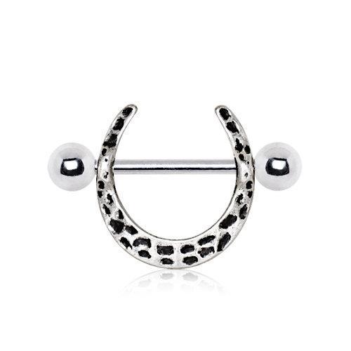 Leopard Print Nipple Ring - 1 Piece