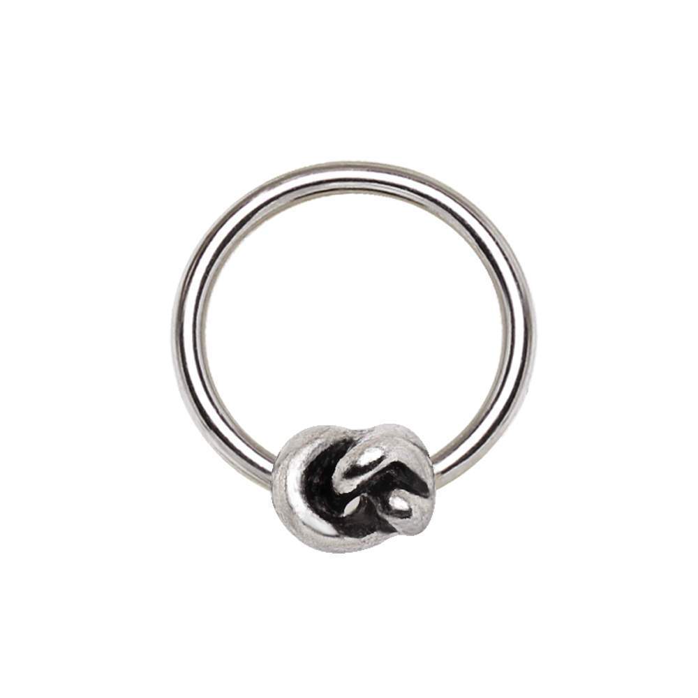 Love Knot Captive Bead Ring / Septum Ring