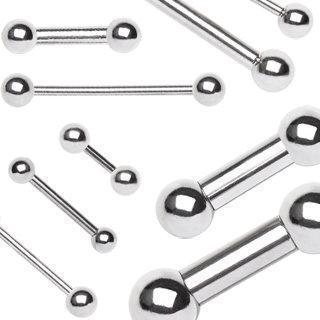 316L Surgical Stainless Steel Barbell with Ball