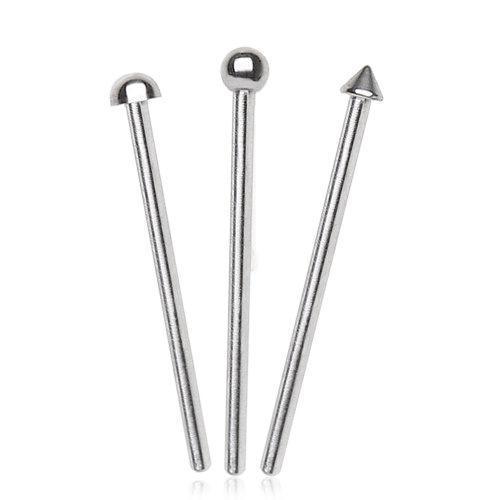 12pcs 20g 316l Stainless Steel Piercing C-shaped Nose Ring, Fish Hook Nose  Ring, Bend Nose Stud Jewelry | SHEIN USA