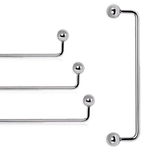 SURFACE BARBELL 316L Surgical Steel 90 Degree Surface Barbell -Rebel Bod-RebelBod