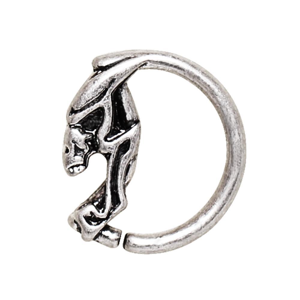 Annealed Devil&#39;s Face Circular Ring Bendable Ring - 1 Piece