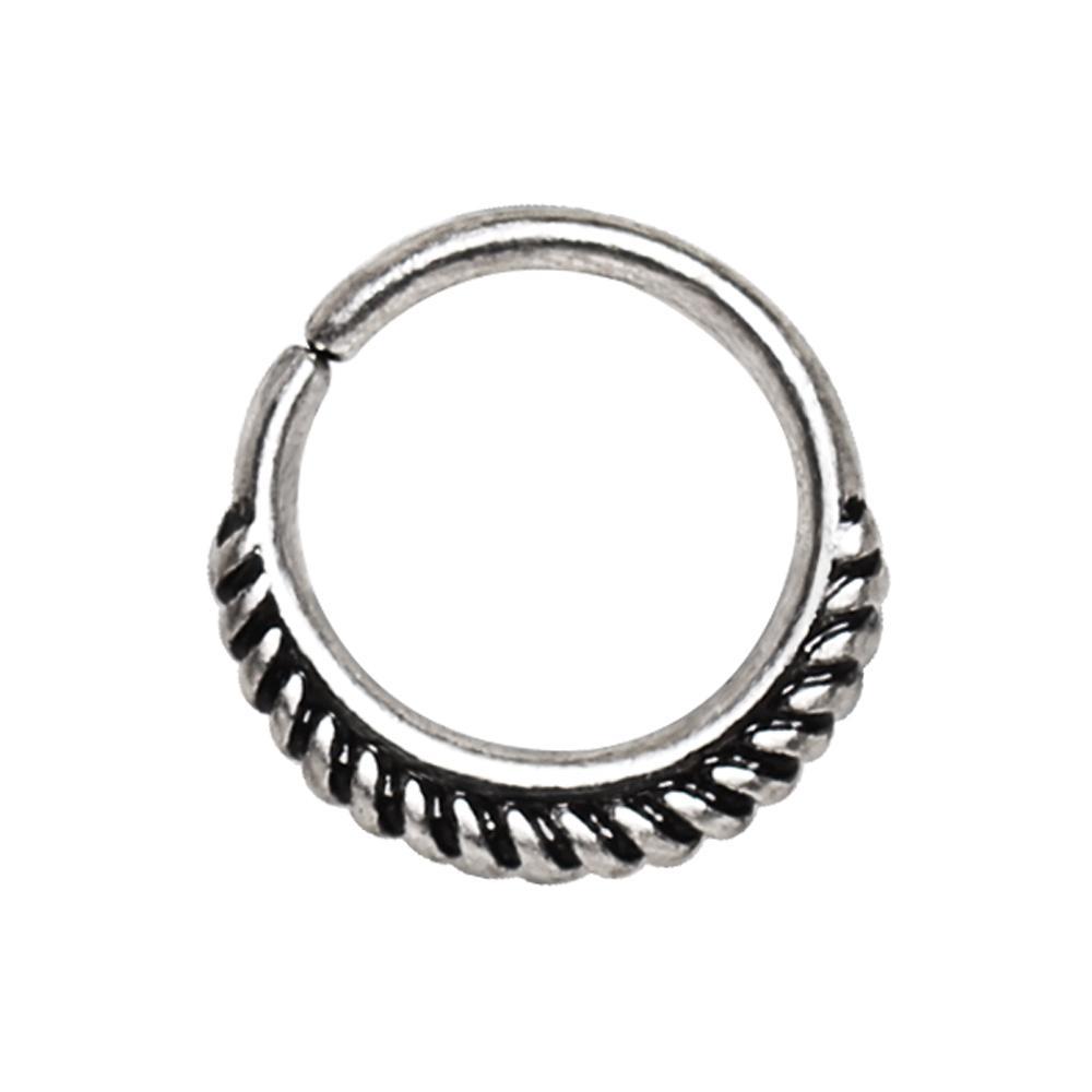 Braiding Seamless Ring / Septum Jewelry Bendable Ring - 1 Piece
