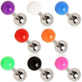 Cartilage Barbell Earring Solid UV Ball - 1 Piece