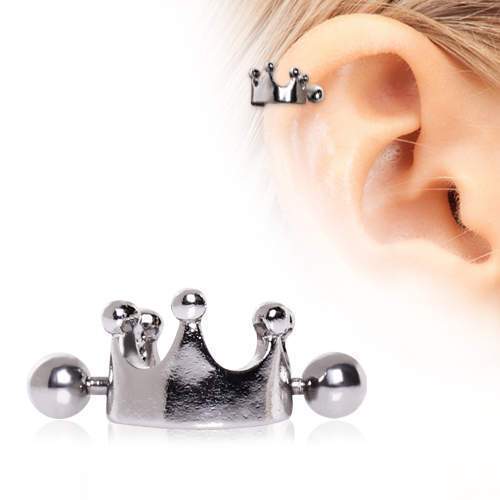 Crown Cartilage Ear Cuff - 1 Piece