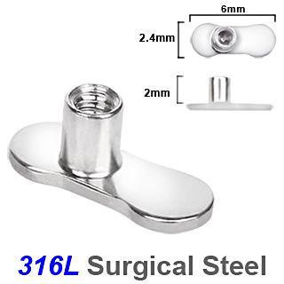 Dermal Anchor - 0 Hole / 2mm Rise