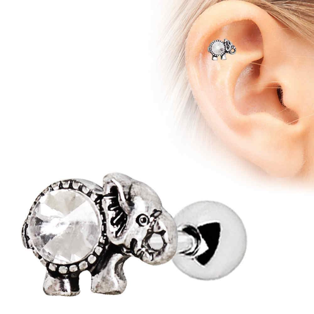 Elephant Cartilage Barbell Earring - 1 Piece