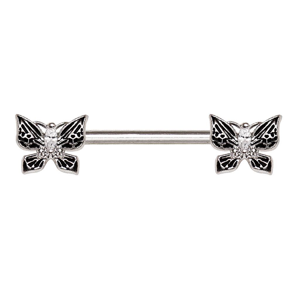 Exotic Butterfly Nipple Bar - 1 Piece