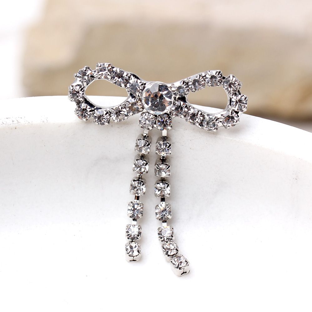 Belly Ring - Reverse 316L Surgical Steel Gemmed Ribbon Navel Ring -Rebel Bod-RebelBod