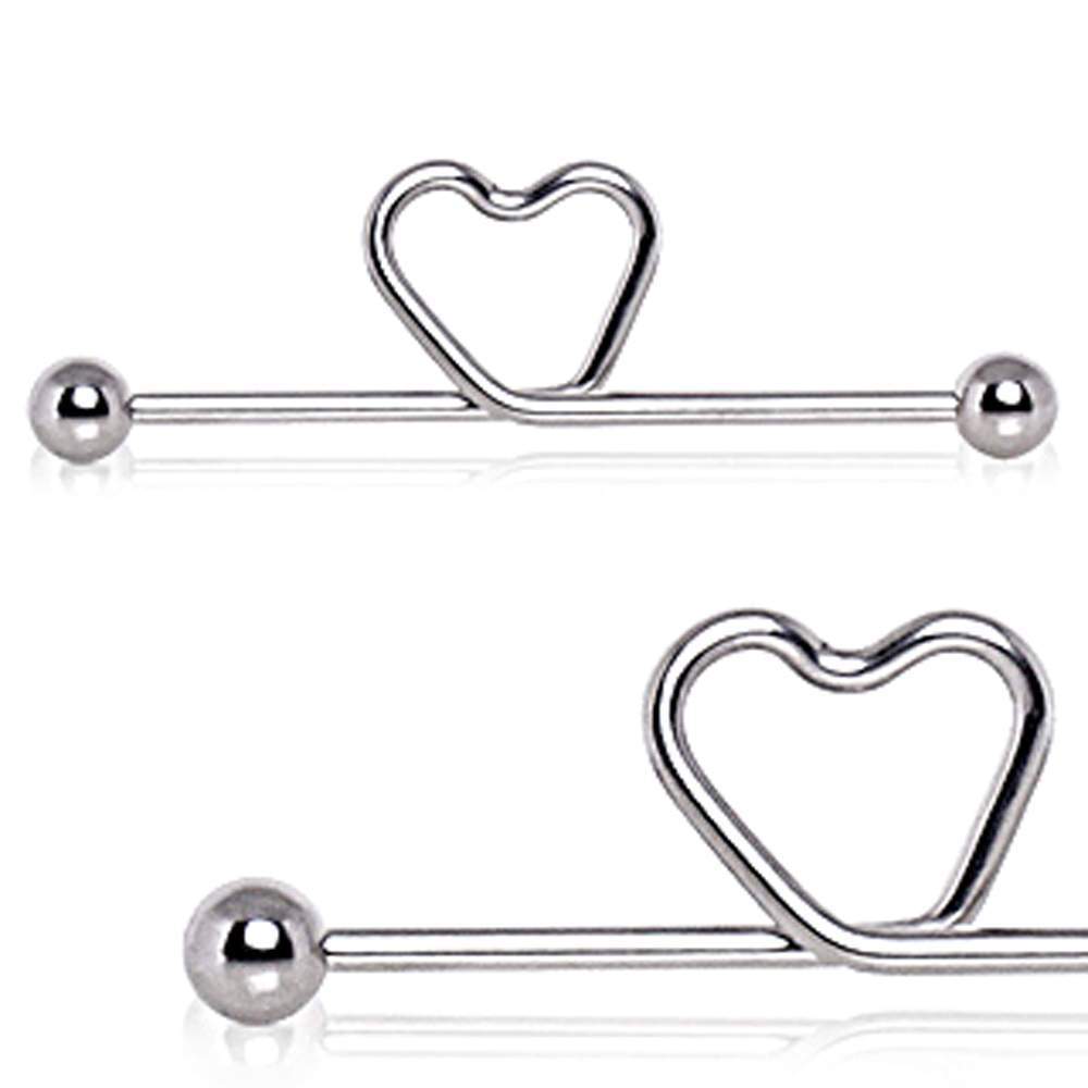 Heart Industrial Barbell - 1 Piece