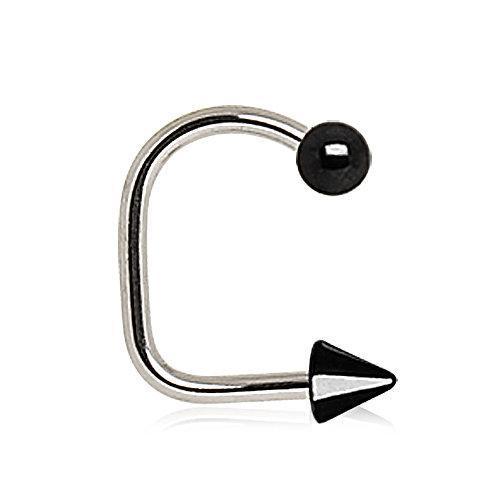Lip Loop Labret PVD Plated Ball Spike