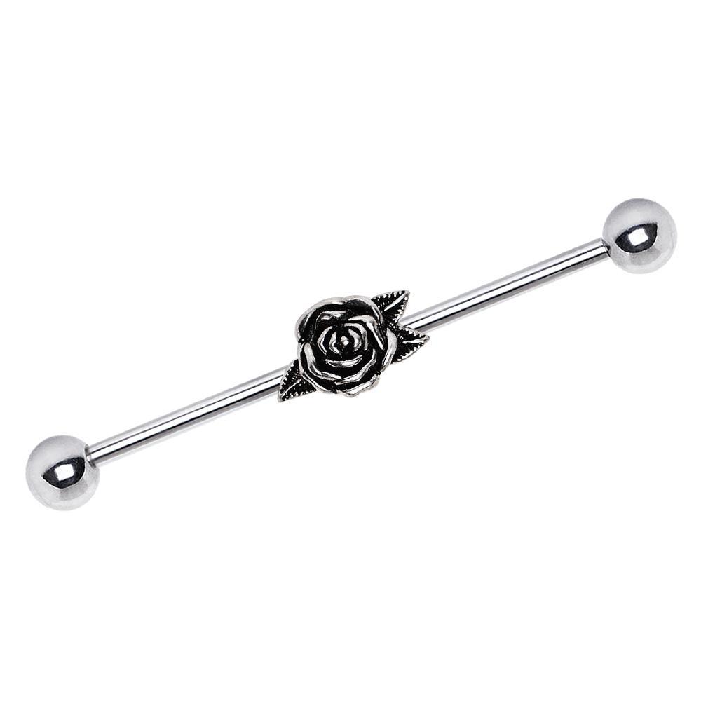 Metal Rose Industrial Barbell - 1 Piece
