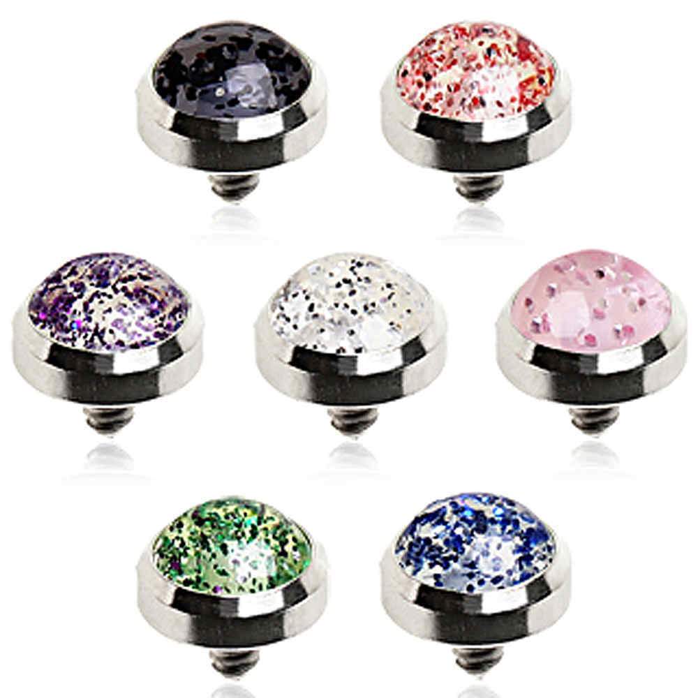 Metallic Glitter Dermal Top