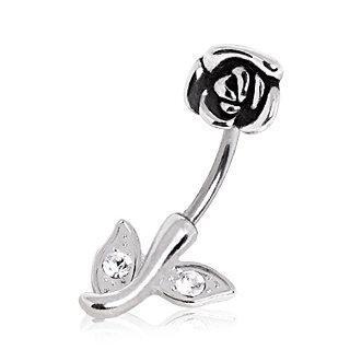 Rose Navel Ring